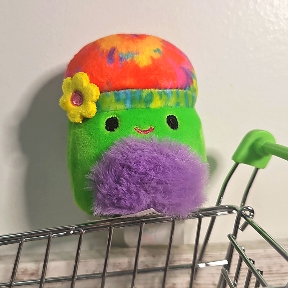 Squishmallows Garo Tye Dye mushroom micromallows